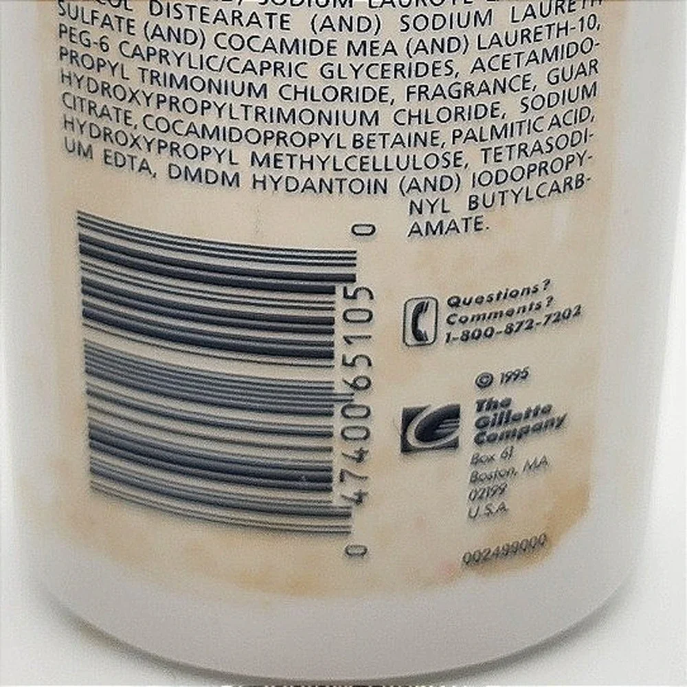 White Rain Moisturizing Body Wash Normal to Dry Skin 1995 Vintage 12oz